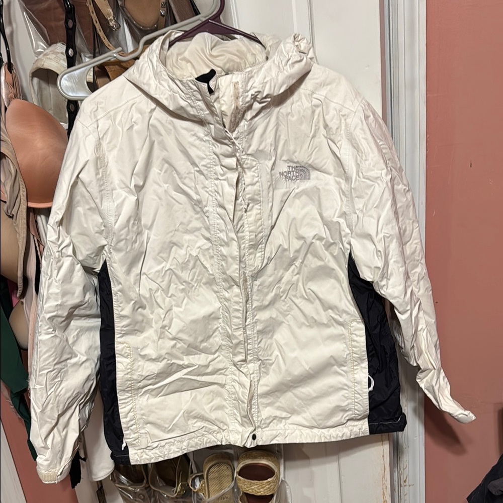 The North Face Women's White and Black Jacket